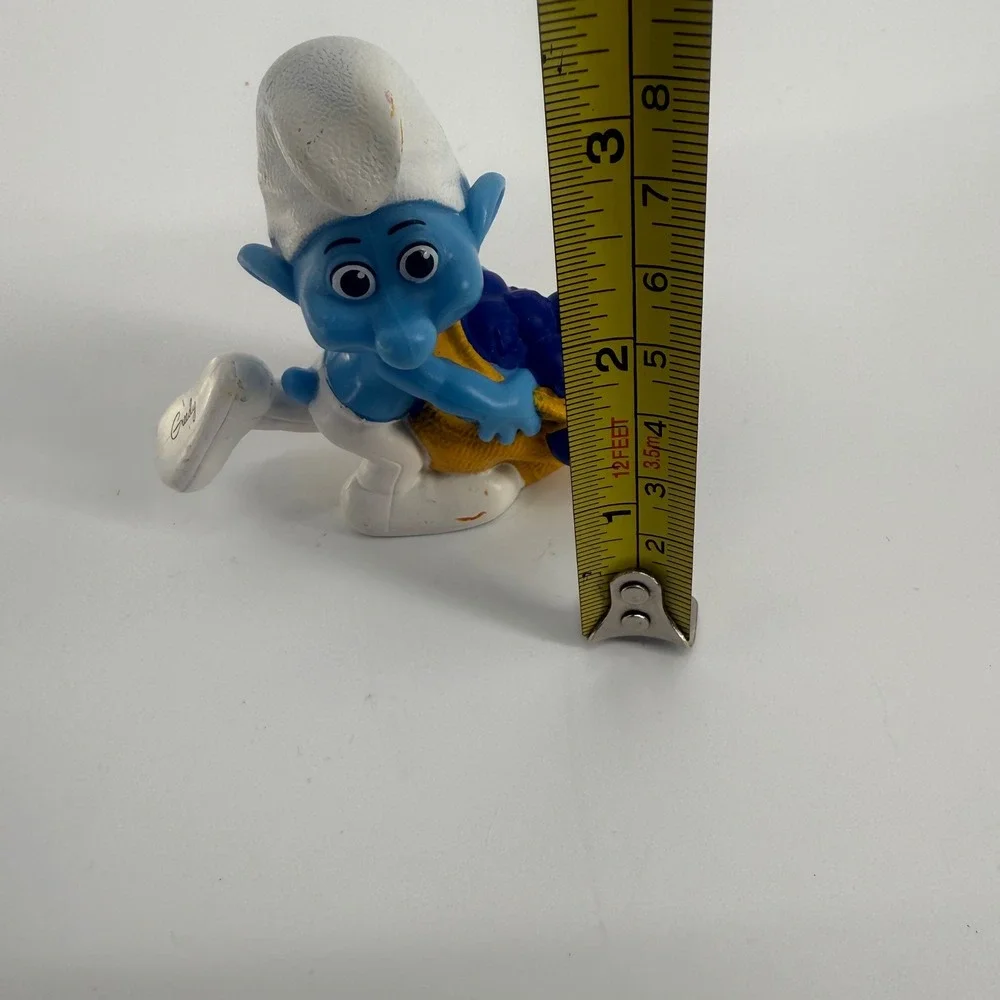Greedy Smurf Figurine Peyo‎ 2011 McDonald's Collectible Toy Figure Nostalgia
